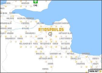 map of Áyios Pávlos