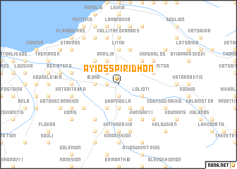 map of Áyios Spirídhon