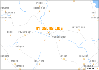 map of Áyios Vasílios