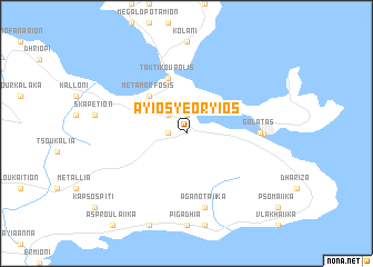 map of Áyios Yeóryios