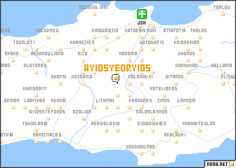 map of Áyios Yeóryios