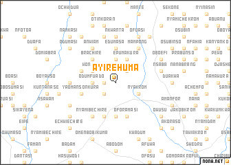 map of Ayirehuma