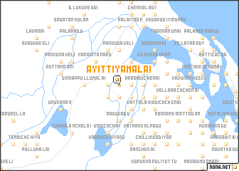 map of Ayittiyamalai