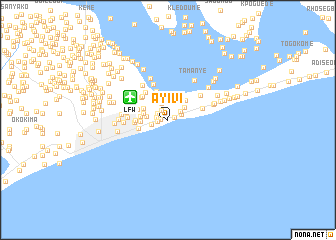 map of Ayivi