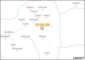 map of Āykʼolba