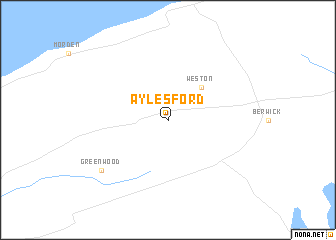 map of Aylesford