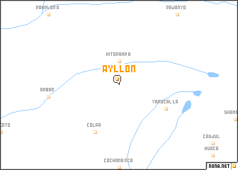 map of Ayllón