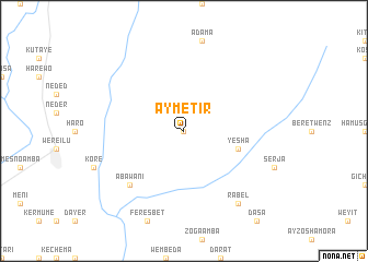 map of Āymetir