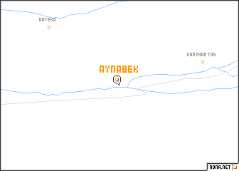 map of Aynabek