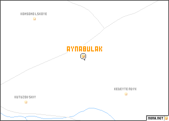 map of Aynabulak