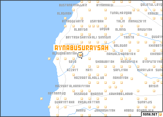 map of ‘Ayn Abū Suraysah