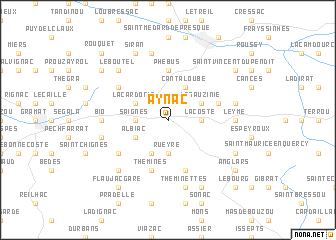 map of Aynac