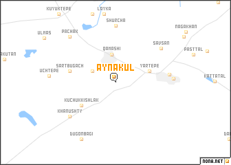 map of Ayna-Kulʼ