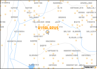 map of ‘Ayn al ‘Arūs