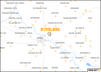 map of ‘Ayn al Bād