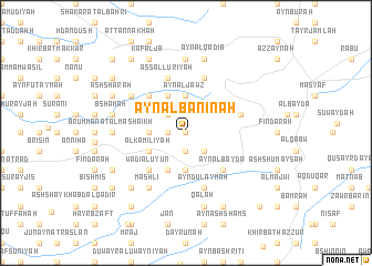 map of ‘Ayn al Banīnah