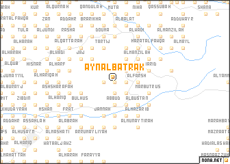 map of ‘Ayn al Baţrak