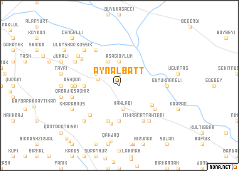 map of ‘Ayn al Baţţ