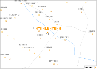 map of ‘Ayn al Bayḑah