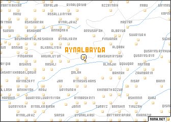 map of ‘Ayn al Bayḑāʼ