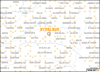 map of ‘Ayn al Būm