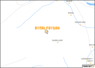 map of ‘Ayn al Fayḑah