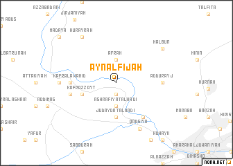 map of ‘Ayn al Fījah