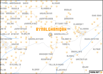 map of ‘Ayn al Ghamīqah