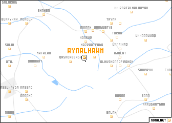 map of ‘Ayn al Ḩawm