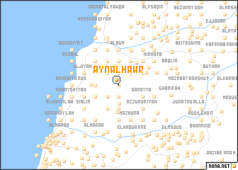 map of ‘Ayn al Ḩawr