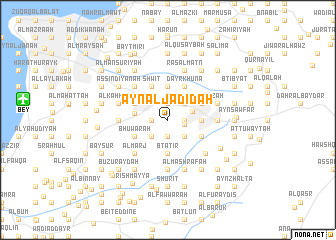 map of ‘Ayn al Jadīdah