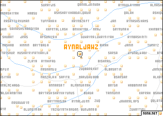 map of ‘Ayn al Jawz