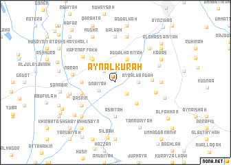 map of ‘Ayn alKūrah