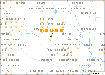 map of ‘Ayn al Kurūm