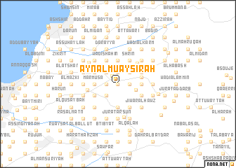 map of ‘Ayn al Mu‘ayşirah