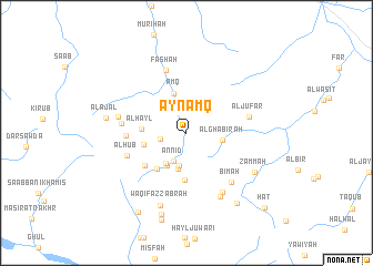 map of ‘Ayn ‘Amq