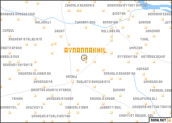 map of ‘Ayn an Nakhīl