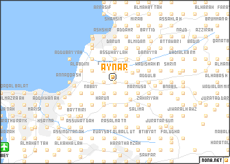 map of ‘Ayn ‘Ār