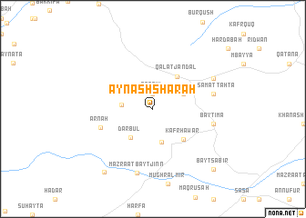 map of ‘Ayn ash Sha‘rah