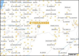 map of ‘Ayn aş Şiḩḩah