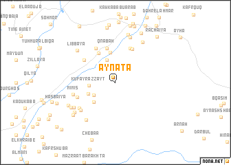 map of ‘Ayn ‘Aţā