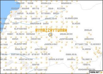map of ‘Ayn az Zaytūnah