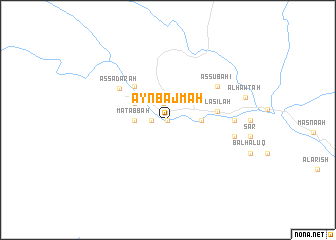 map of ‘Ayn Bajmah