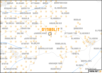 map of ‘Ayn Balīţ