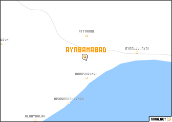 map of ‘Ayn Bā Ma‘bad