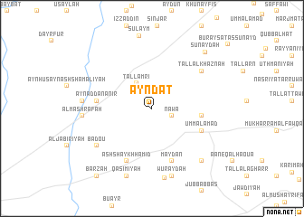 map of ‘Ayn Dāt