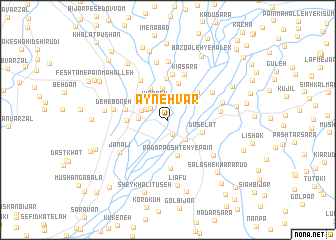 map of Āynehvar