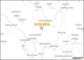 map of ‘Ayn Fāris