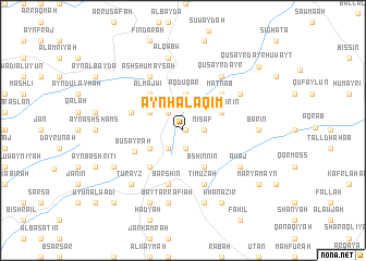 map of ‘AynḨalāqīm