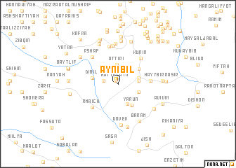 map of ‘Ayn Ibil